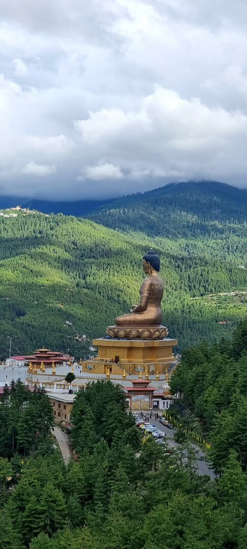 Buddha Dordenma overlooking the Thimphu valley