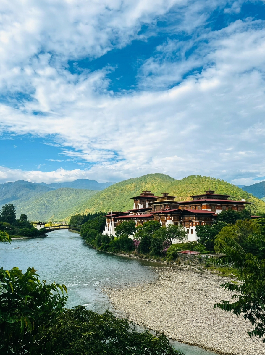 Punakha Valley, Western Bhutan, Bhutan